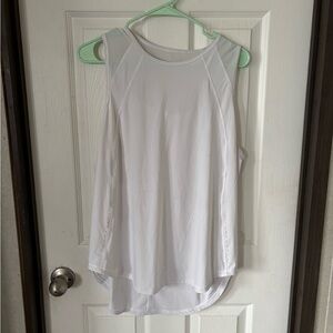 lululemon athletica White Sleeveless Performance Tank